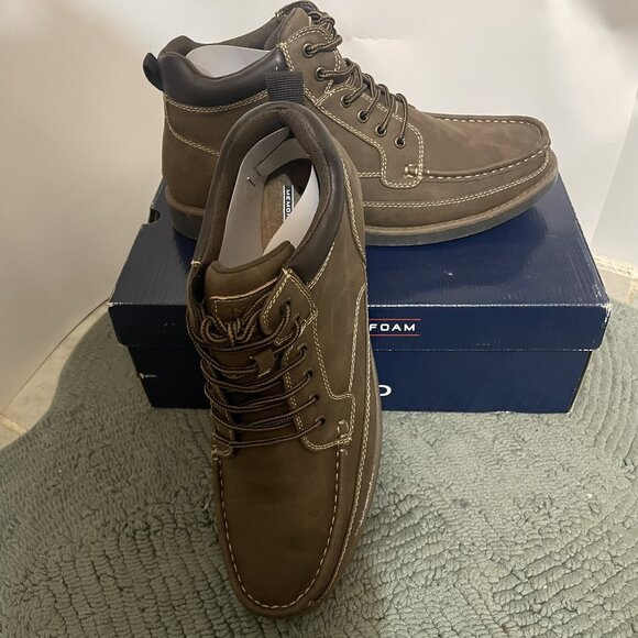 Izod Jaret Mens Shoe 12 M Brown Memory Foam - Picture 2 of 7